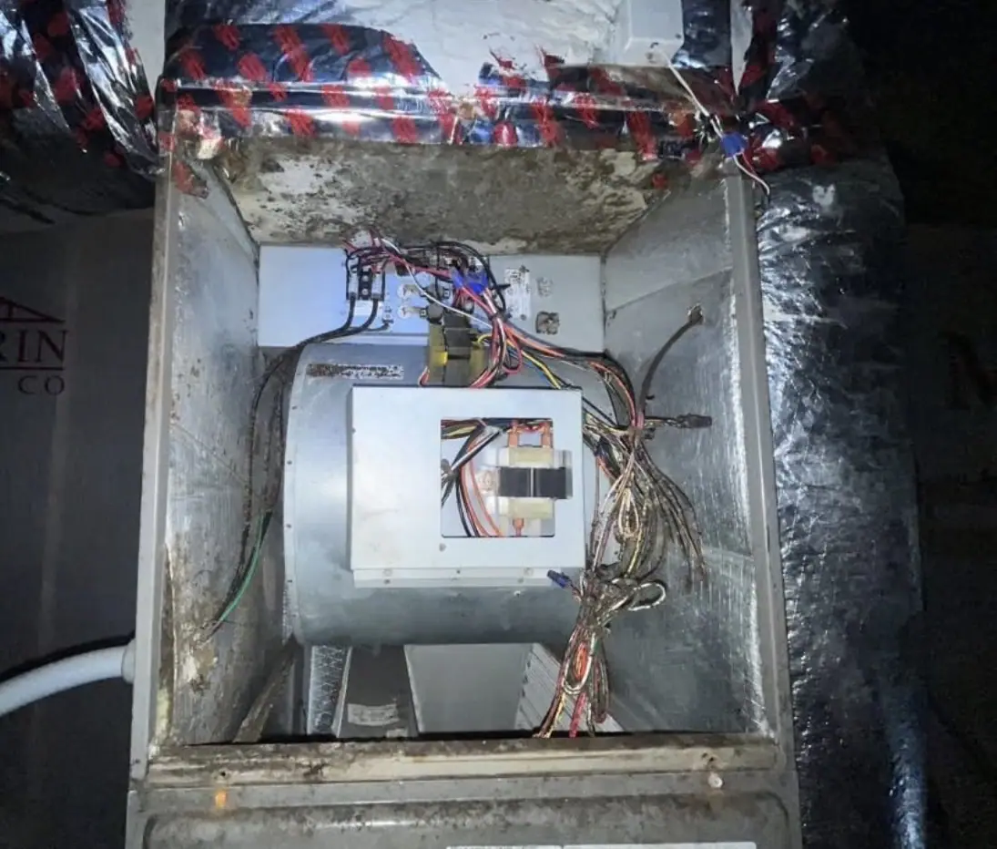 Original air-handler job photograph